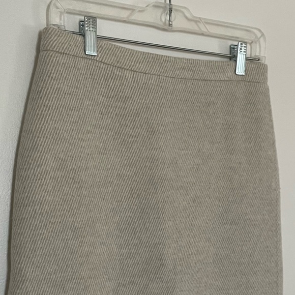 Wool Blend Pencil Skirt - Picture 3 of 10